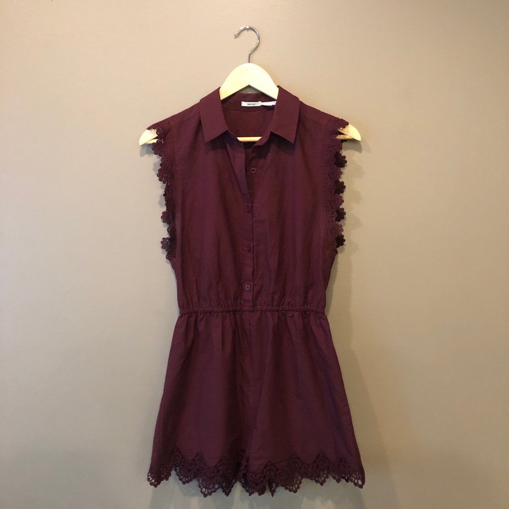 THIS WILL BE DONATED TOMORROW (1/21) Maroon Romper